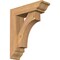 Ekena Millwork Westlake Traditional Smooth Bracket w/ Offset Brace, Western Red Cedar, 5 1/2"W x 18"D x 22"H BKT0604X18X22WTL01SWR - alternate 1